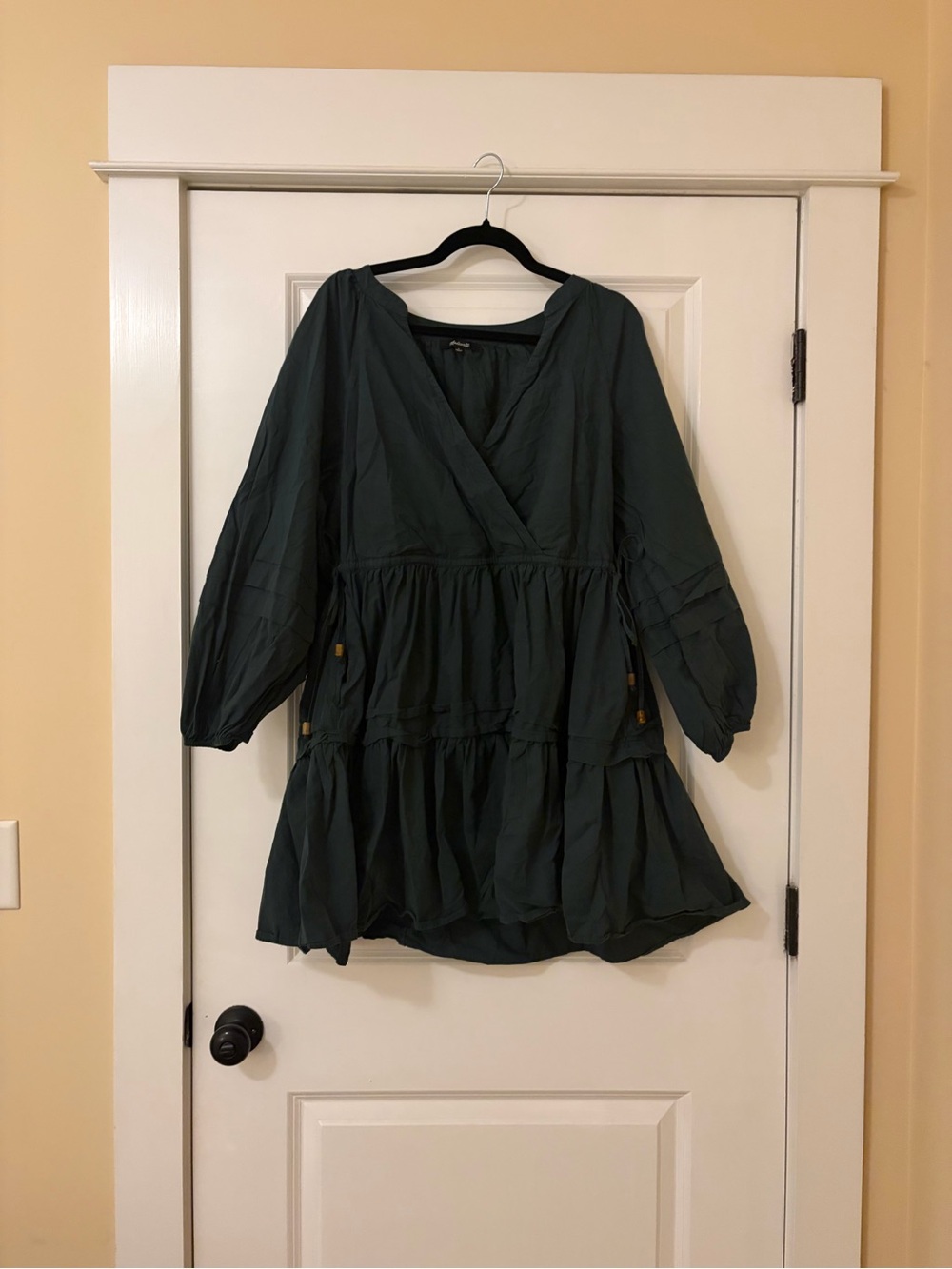Madewell Tiered V-Neck Women's Dress